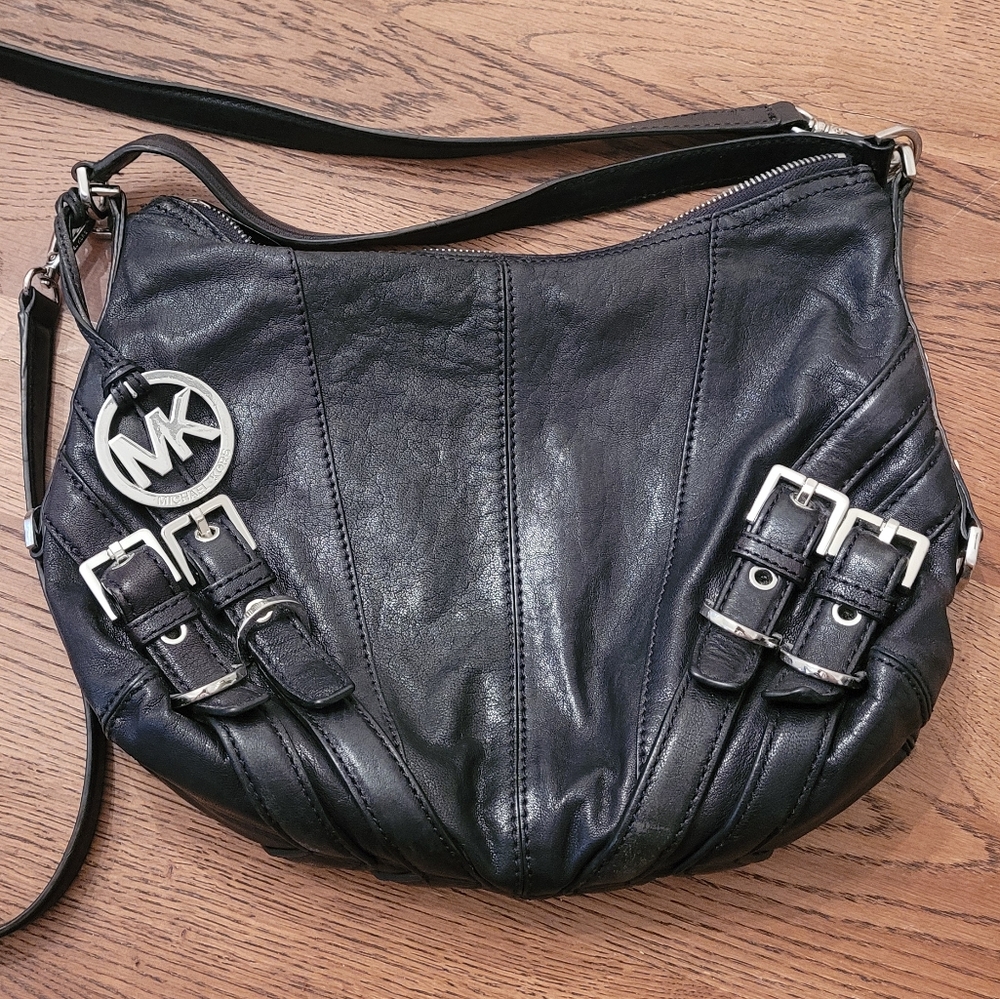 MICHAEL KORS Milo Loden Crossbody Bag